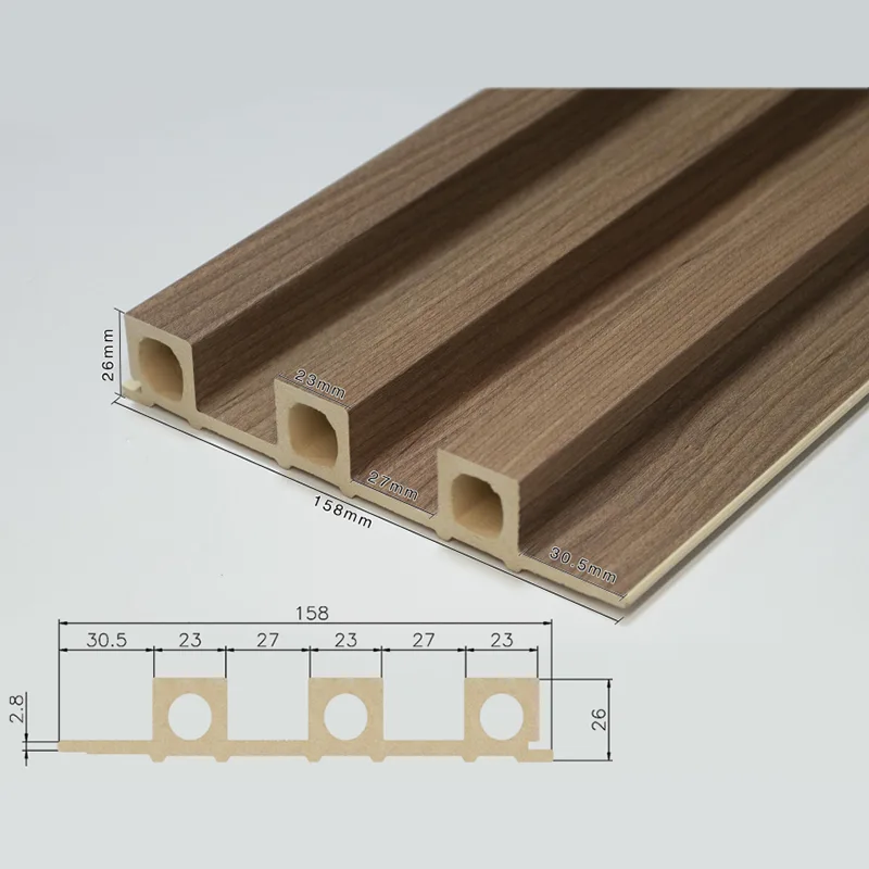 Painel canelado oco de 3 grades 150