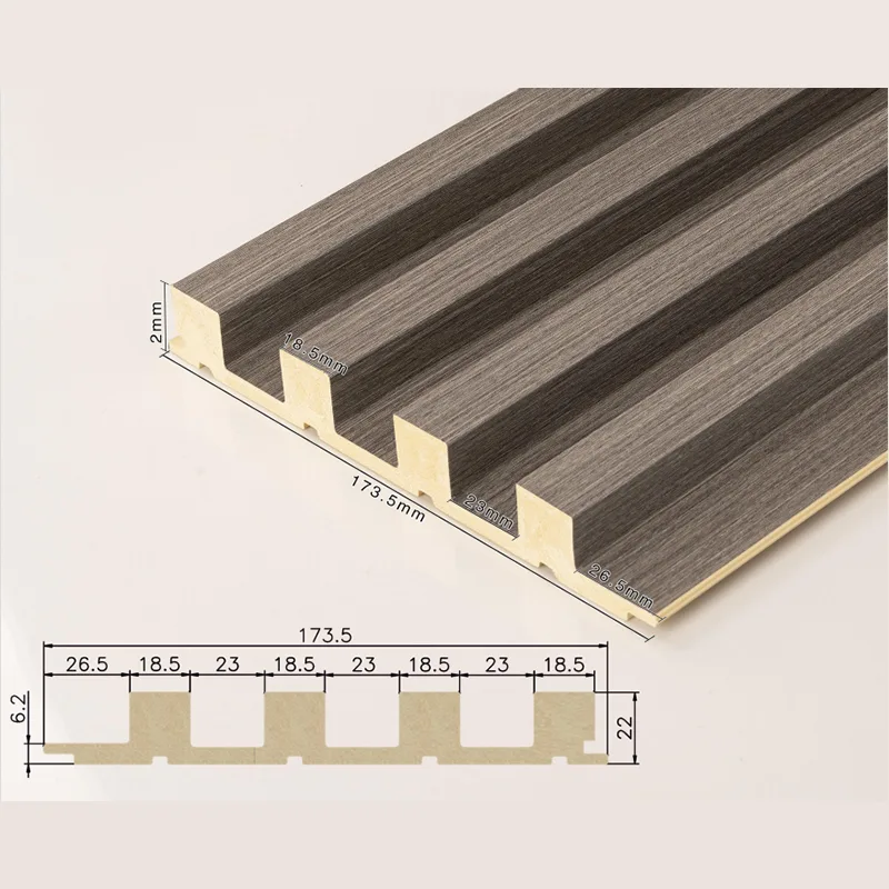 Painel canelado sólido de 4 grades 166