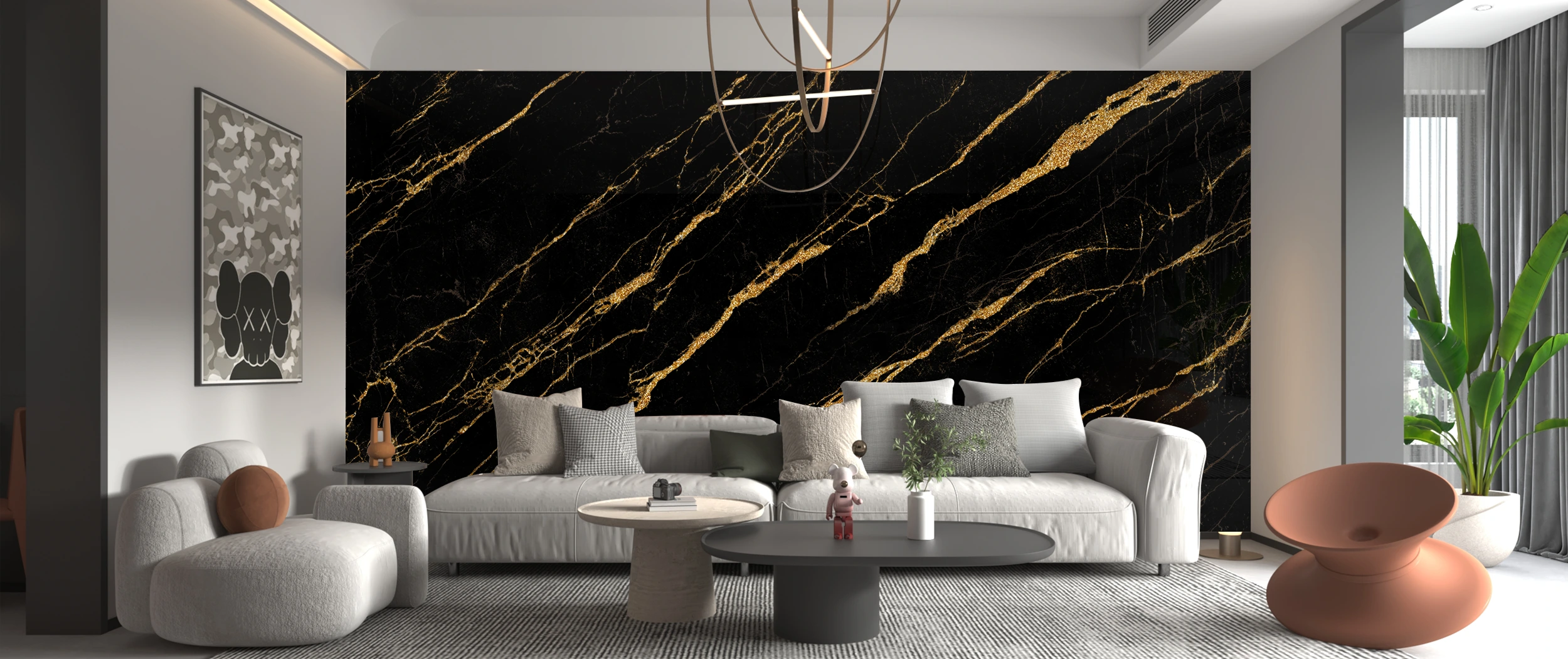 Painel de parede de fundo da fábrica na China