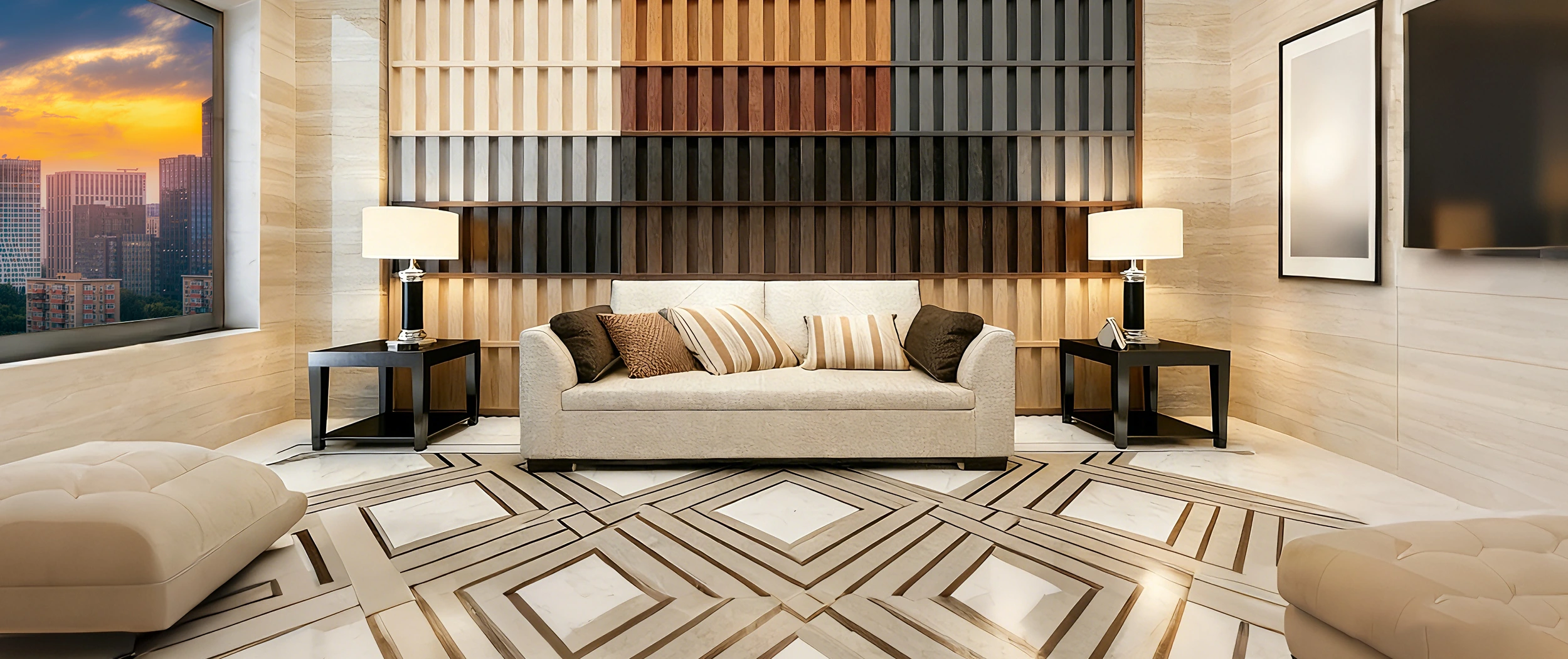 Fabricante de painel de parede canelado WPC na China