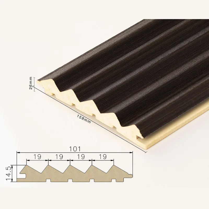 Painel canelado sólido de 5 grades com formato especial 95