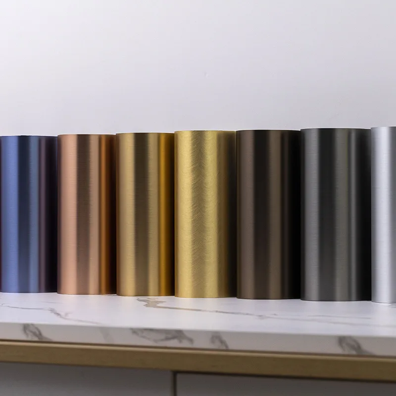 Painel de parede resistente a impactos com textura metálica