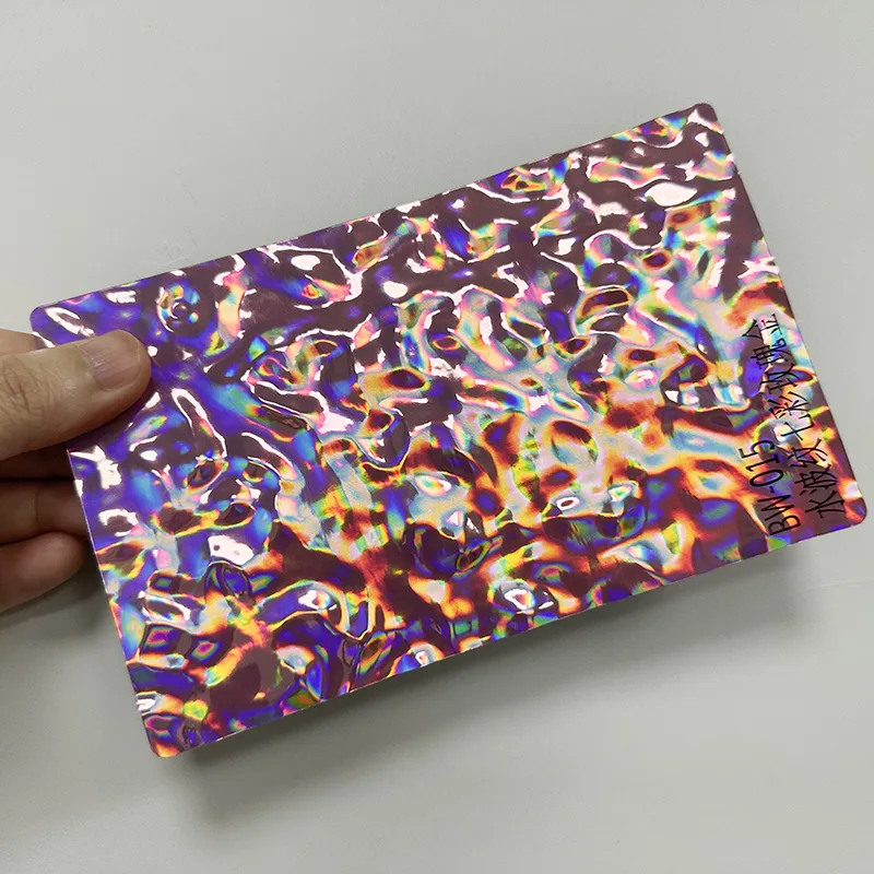 Painel de parede resistente a impactos de ondulação de água PET